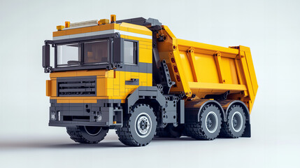 Fototapeta premium truck isolated on white, png cutout 