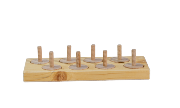 wooden pet toy for rabbits and other rodents