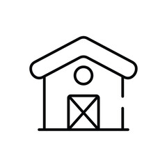 Garden Shed vector icon