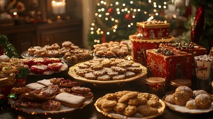 Fototapeta premium Christmas dinner