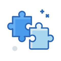 Obraz premium puzzle piece icon
