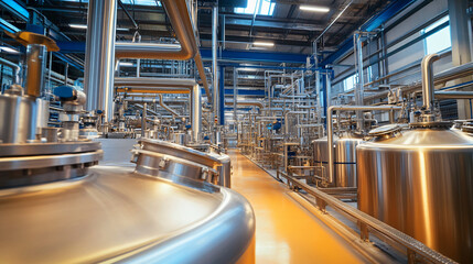 Real-time industrial process data analysis for enhancing production line efficiency.