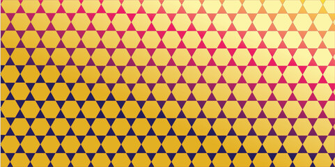 Orange beautiful hexagons abstract background 
