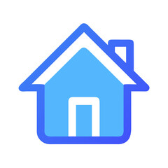 home icon on a white background