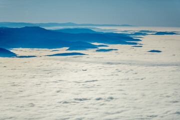 Nebel im Rheintal am Schwarzwald