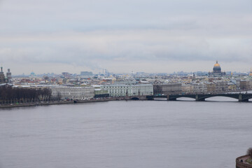 Experience the Gorgeous and Panoramic View of the Historic Skyline of St. Petersburg, Russia