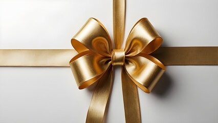 golden gift bow