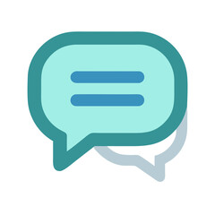 Fototapeta premium chat bubble icon