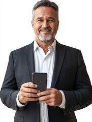Businessman with Cell Phone