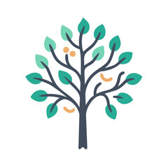 Naklejka premium tree isolated on white