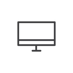 computer icon Vector logo outline