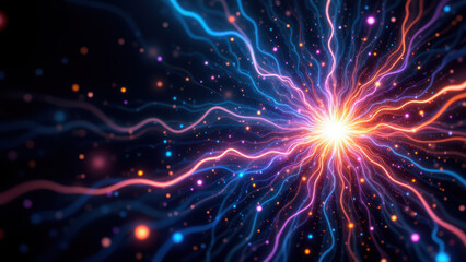 Dynamic visual representation of a data retrieval process.