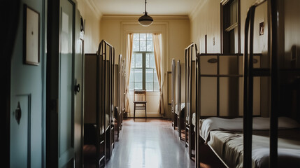Large Victorian Boarding School Dormitory