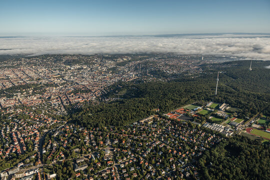 Bodennebel in Stuttgart