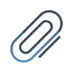 paper clip isolated on white