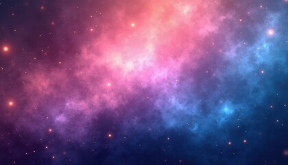 Fototapeta premium Abstract Gradient Blended with Galaxy-Like Noise Textures for a Mystical and Magical Digital Design