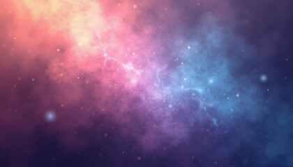 Obraz premium Celestial Gradient Blended with Dusty Noise Overlays for a Mystical and Dreamlike Abstract Background