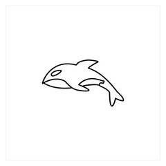 New style Blue whale Design Vector 