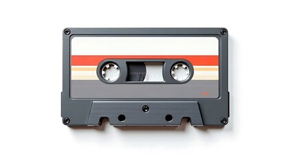 Obraz premium cassette isolated on white background, mockup