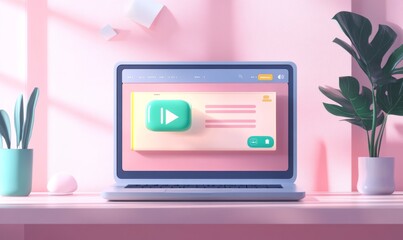 AI chatbot interface with automated message replies displayed on a laptop screen, representing the power of artificial intelligence in business and digital interactions