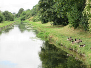 Hoddesdon, Hertfordshire, United Kingdom, July 16 2014. Views from Hoddesdon city