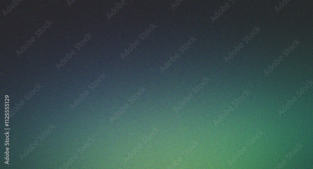 Wall mural ultra-smooth cyan and green grainy gradient backdrop with a noise texture finish, tailored for versa