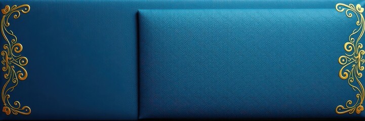 Event invitation set with luxurious folded envelope and elegant sticker layout for weddings, parties, and special occasions, invitation, envelope, folded