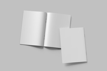 WHITE A4 CATALOG MOCKUP