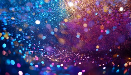 祝祭のエネルギー：カラフルなグラデーションと輝きの共演
