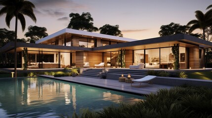 Obraz premium A photo of Minimalist Homestead Residences