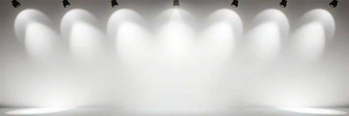 Realistic shadow effect on a white wall background for design projects, shadows, presentation