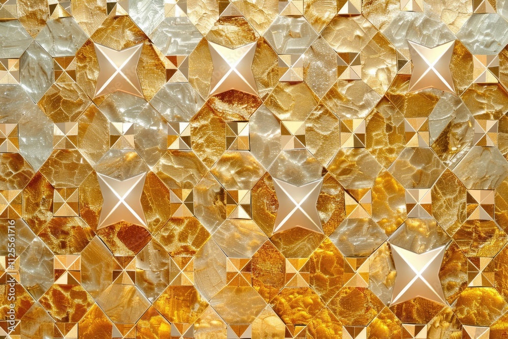 Aufkleber A close-up view of a textured wall featuring multiple shapes and patterns