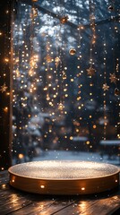 Christmas display pedestal