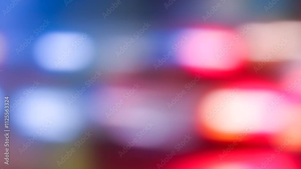 Wall mural bokeh blurred background with lights and shadows. artistic style blurred city abstract texture backg