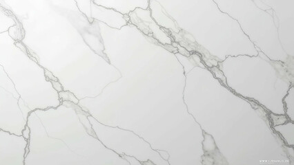 Obraz premium White marble with subtle gray veins, smooth surface, natural stone texture, photographed under even lighting