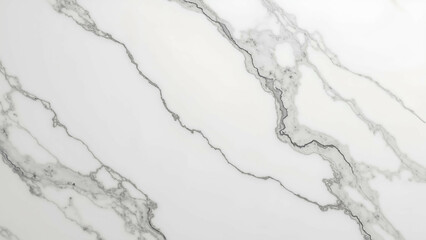Fototapeta premium White marble with subtle gray veins, smooth surface, natural stone texture, photographed under even lighting