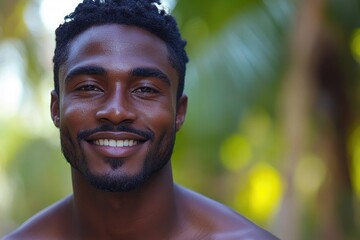 Portrait of a man with a long beard