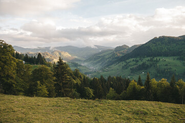 Fototapeta premium Beautiful autumn landscape. Visit Transylvania, Romania