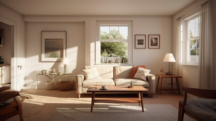 Fototapeta premium A photo of Transitional Housing Creating a Sense of calm