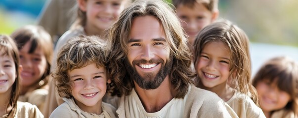  Jesus among children