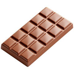 Delicious Chocolate Bar with a Glossy Finish and Evenly Proportioned Segments