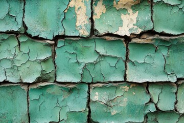 A close-up shot of a wall with peeling paint, ideal for use in DIY tutorials or showcasing the effects of neglect