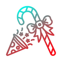 Fototapeta premium christmas candy icon
