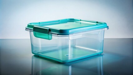 Clear plastic storage container for home and office organization. Practical, versatile, and minimalist design for effective decluttering and space-saving storage solutions. Ideal for any environment.