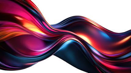 Colorful abstract waves create a vibrant visual flow with dynamic movement and rich hues in various shades