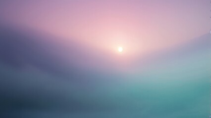 Gradient haze with soft transitions in dreamy foggy glowing  landscape