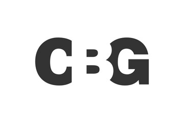CBG logo design. Initial letter C B G bold font style for tech startups, consulting, corporate branding. Creative company name, headlines typography identity, trendy logotype.