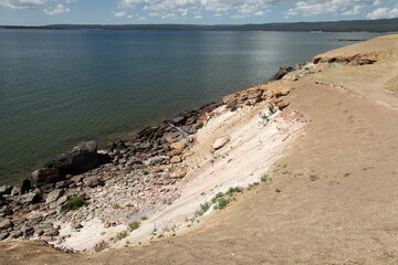 Yellowstone Lake in Yellowstone National Park, Wyoming