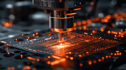 Using predictive analytics to forecast production trends in industrial manufacturing.