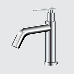 Push-button faucet